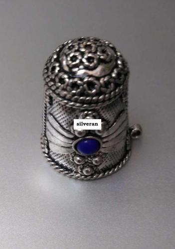 Yüksük 003 - Gümüş Dikiş Yüksüğü - Silver Sewing Thimble - كشتبان الخي