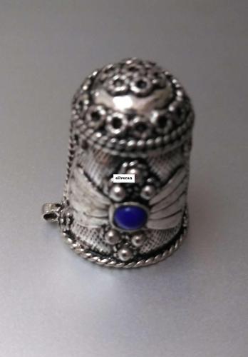 Yüksük 003 - Gümüş Dikiş Yüksüğü - Silver Sewing Thimble - كشتبان الخي