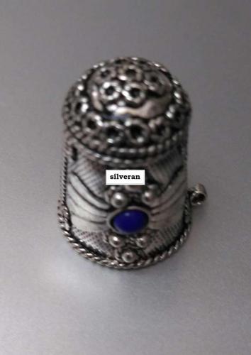 Yüksük 003 - Gümüş Dikiş Yüksüğü - Silver Sewing Thimble - كشتبان الخي