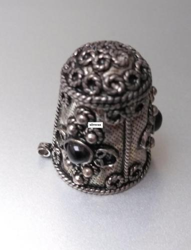 Yüksük 004 - Gümüş Dikiş Yüksüğü - Silver Sewing Thimble - كشتبان الخي