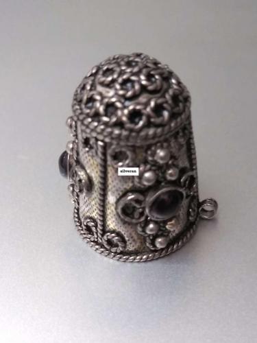 Yüksük 004 - Gümüş Dikiş Yüksüğü - Silver Sewing Thimble - كشتبان الخي