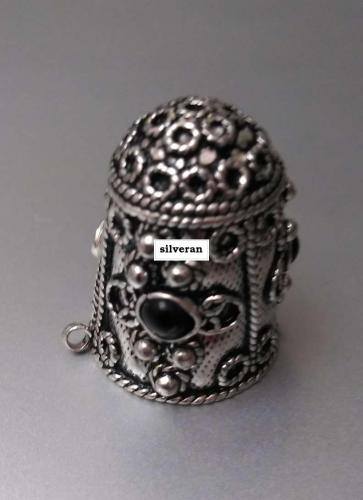 Yüksük 006 - Gümüş Dikiş Yüksüğü - Silver Sewing Thimble - كشتبان الخي