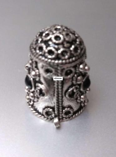 Yüksük 006 - Gümüş Dikiş Yüksüğü - Silver Sewing Thimble - كشتبان الخي